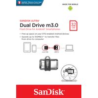Miniatura 5 de MEMORIA MICRO USB + USB 3.0 SANDISK ULTRA DUAL DRIVE M3.0 32GB GREY & SILVER SDDD3-032G-G46