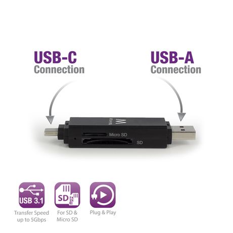 EWENT EW1075 USB3.1 Gen 1 Compact card reader All- - Imagen 5 de 6 EWENT EW1075 USB3.1 Gen 1 Compact card reader All- - Imagen 5 de 6