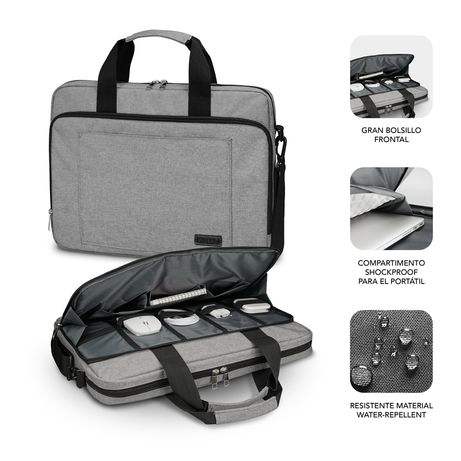 MALETIN PORTATIL 15,6´´ SUBBLIM GREY - Imagen 4 de 5 MALETIN PORTATIL 15,6´´ SUBBLIM GREY - Imagen 4 de 5