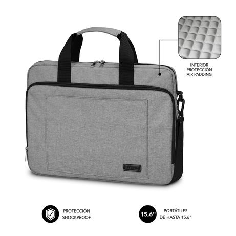 MALETIN PORTATIL 15,6´´ SUBBLIM GREY - Imagen 5 de 5 MALETIN PORTATIL 15,6´´ SUBBLIM GREY - Imagen 5 de 5
