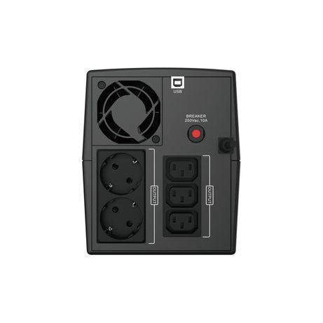 SAI 1200VA CONCEPTRONIC 720W 2 SHUCKO + 3 IEC PROTECCION PUERTO LAN MODEM - Imagen 4 de 7 SAI 1200VA CONCEPTRONIC 720W 2 SHUCKO + 3 IEC PROTECCION PUERTO LAN MODEM - Imagen 4 de 7