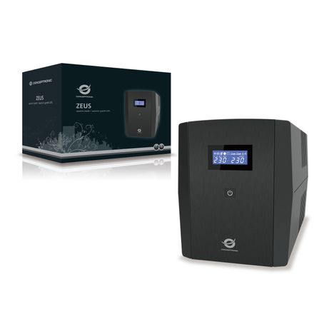 SAI 1200VA CONCEPTRONIC 720W 2 SHUCKO + 3 IEC PROTECCION PUERTO LAN MODEM - Imagen 6 de 7 SAI 1200VA CONCEPTRONIC 720W 2 SHUCKO + 3 IEC PROTECCION PUERTO LAN MODEM - Imagen 6 de 7