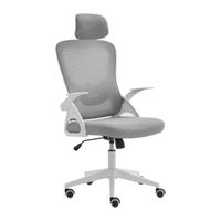 Miniatura 2 de SILLA ERGONÓMICA NETWAY CH-AIR GRIS BLANCA