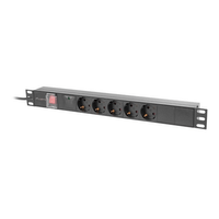 Miniatura 1 de REGLETA LANBERG 1U 16A RACK 19