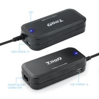 Miniatura 4 de CARGADOR AUTOMATICO TOOQ 90W 2USB 12PUNTAS
