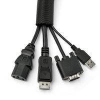 Miniatura 3 de FUNDA DE 4 6 M PARA GESTION DE CABLES - FUNDA ORGANIZADORA