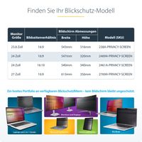 Miniatura 13 de Filtro de Privacidad 16:9 para Monitor de 24  - Colgante