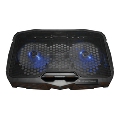 BASE REFRIGERACION PARA PORTATILES CONCEPTRONIC 2 VENTILADORES 125MM HASTA 15,6"