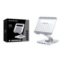 Miniatura 6 de DOCKING USB-C SOPORTE CONCEPTRONIC 1xHDMI4K 2xUSB-A 3.0 1xUSB-C 1xUSB-C PD100W 1x3,5MM 1xSD/SDMICRO