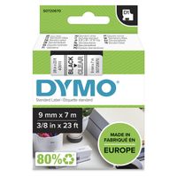 Miniatura 3 de D1 - CINTAS DYMO 9MMX7M NEG/TRANS