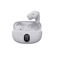 Miniatura 1 de AURICULARES BLUETOOTH DENVER INALAMBRICOS CON EFECTO DE LUZ BLANCO