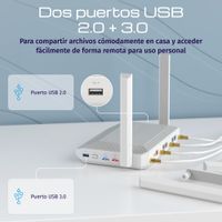 Miniatura 7 de Keenetic Hero 5G Router Wifi6 Mesh 4xG 1x2.5G 2SIM