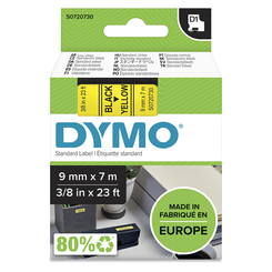 D1 - CINTAS DYMO 9MMX7M  NEG/AMAR