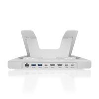 Miniatura 5 de AISENS - SOPORTE DE SOBREMESA AJUSTABLE PARA PORTATIL / TABLET CON USB-C DOCKING 7 EN 1, GRIS