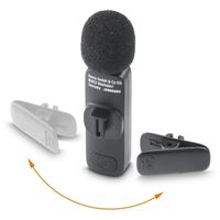 Miniatura 7 de MICROFONO HAMA SMART WIRELESS GADGET USB-C CANCELACION RUIDO IA PATRON OMNIDIRECCIONAL PINZA NEGRO