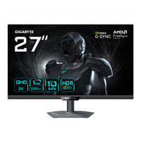 Miniatura 1 de MONITOR GIGABYTE 27" G27Q2,SS IPS,2560X1440 (QHD),16:9,0.5MS,IPS,1000:1,210HZ,2HDMI+1DP+1USB2.0+1 TYPE C,AJUSTABLE,NEGRO