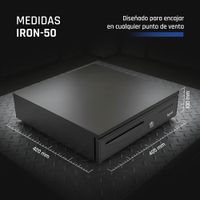 Miniatura 11 de iggual Cajón Portamonedas IRON-50 42cm 5+8