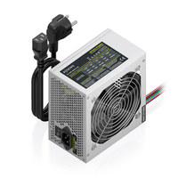 Miniatura 1 de AISENS - FUENTE ALIMENTACION ATX 500W CON CABLE DE ALIMENTACION OEM, PLATA