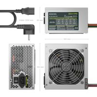Miniatura 4 de AISENS - FUENTE ALIMENTACION ATX 500W CON CABLE DE ALIMENTACION OEM, PLATA