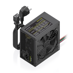 AISENS -  FUENTE ALIMENTACION ATX 500W CON CABLE DE ALIMENTACION OEM, NEGRA
