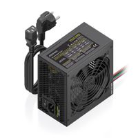 Miniatura 2 de AISENS -  FUENTE ALIMENTACION ATX 500W CON CABLE DE ALIMENTACION OEM, NEGRA