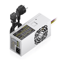 AISENS - FUENTE ALIMENTACION TFX 500W CON CABLE DE ALIMENTACION OEM, PLATA