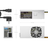 Miniatura 4 de AISENS - FUENTE ALIMENTACION TFX 500W CON CABLE DE ALIMENTACION OEM, PLATA