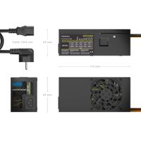 Miniatura 4 de AISENS - FUENTE ALIMENTACION TFX 500W CON CABLE DE ALIMENTACION OEM, NEGRA