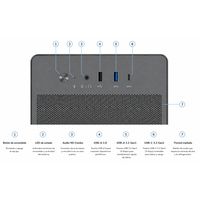 Miniatura 7 de Caja COOLBOX  COOLBOX CAJA MATX M100 USB-C 3.2 GEN1 FULL METAL MESH S/FTE  Negro