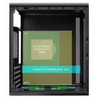Miniatura 8 de Caja COOLBOX  COOLBOX CAJA MATX M100 USB-C 3.2 GEN1 FULL METAL MESH S/FTE  Negro