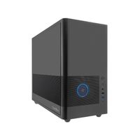 Miniatura 2 de Caja COOLBOX  COOLBOX CAJA MATX MP2 NEGRA USB-C 3.2 GEN1 VENTILADOR 120 PWM FULL METAL S/FTE  Negro