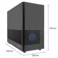 Miniatura 9 de Caja COOLBOX  COOLBOX CAJA MATX MP2 NEGRA USB-C 3.2 GEN1 VENTILADOR 120 PWM FULL METAL S/FTE  Negro