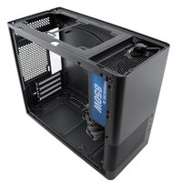 Miniatura 11 de Caja COOLBOX  COOLBOX CAJA MATX MP2 NEGRA USB-C 3.2 GEN1 VENTILADOR 120 PWM FULL METAL S/FTE  Negro