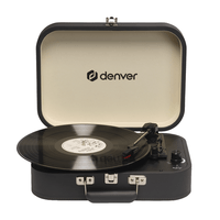 Miniatura 1 de TOCADISCOS DENVER VPL130DGR USB CON SOFTWARE DE GRABACION PARA PC