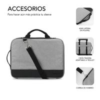 Miniatura 2 de MALETIN PORTATIL SUBBLIM ADVANCE 13,3 - 14´´ GREY