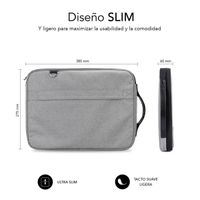Miniatura 4 de MALETIN PORTATIL SUBBLIM ADVANCE 13,3 - 14´´ GREY