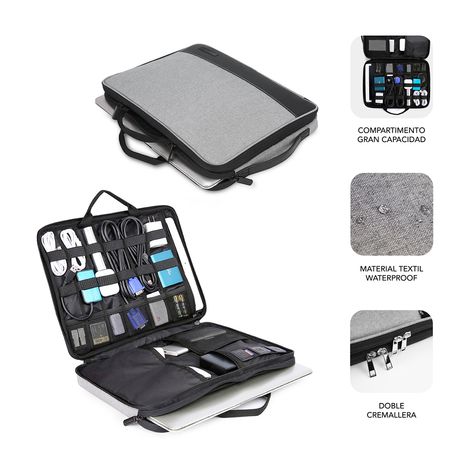 MALETIN PORTATIL SUBBLIM ADVANCE 13,3 - 14´´ GREY - Imagen 6 de 7 MALETIN PORTATIL SUBBLIM ADVANCE 13,3 - 14´´ GREY - Imagen 6 de 7