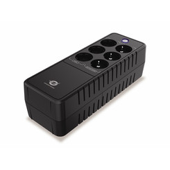 SAI 850VA CONCEPTRONIC 490W OFICINA 3 TOMAS ENCHUFE PROTECCION TENSION  Y 3 TOMAS SIN BATERIA