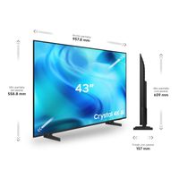 Miniatura 10 de TV SAMSUNG 43" 50 HZ, 4K UHD, HDR10+, MEGA CONTRAST, UHD DIMMING, CONTRAST ENHANCER, MOTION XCELERATOR, OTS LITE, Q-SYMPHONY, 20W RMS, ADAPTIVE SOUND,