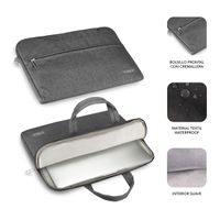 Miniatura 3 de MALETIN PORTATIL SUBBLIM BUSINESS 15.6" SLEEVE GREY