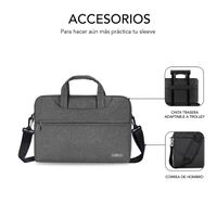 Miniatura 6 de MALETIN PORTATIL SUBBLIM BUSINESS 15.6" SLEEVE GREY