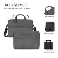Miniatura 8 de MALETIN PORTATIL SUBBLIM BUSINESS 15.6" SLEEVE GREY