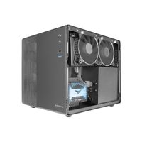 Miniatura 4 de CAJA COMPACTA MICROATX TACENS MARS GAMING MCM PRO BLACK FRONTAL MESH DISE??O CUBE 3xVENTILADORES 1