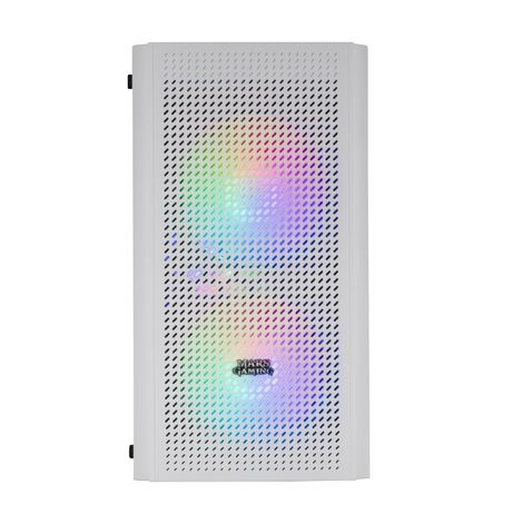 Caja MARS GAMING MC300W Caja PC Micro ATX Cristal Templado 3xVentilador FRGB BlancoRGB Blanco - Imagen 5 de 7 Caja MARS GAMING MC300W Caja PC Micro ATX Cristal Templado 3xVentilador FRGB BlancoRGB Blanco - Imagen 5 de 7