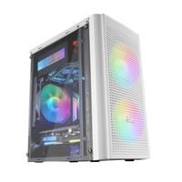 Miniatura 7 de Caja MARS GAMING  MC300W Caja PC Micro ATX Cristal Templado 3xVentilador FRGB BlancoRGB Blanco