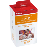 Miniatura 1 de PAPEL + TINTA CANON RP-108 PARA SELPHY CP1300