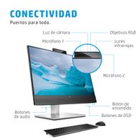 Miniatura 4 de HP Monitor de videoconferencia FHD HP E24mv G4   23.8" LCD IPS Full HD HDMI VGA Altavoces