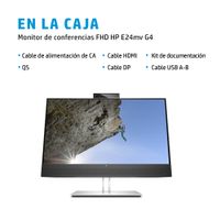 Miniatura 6 de HP Monitor de videoconferencia FHD HP E24mv G4   23.8" LCD IPS Full HD HDMI VGA Altavoces