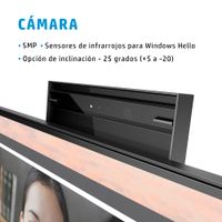 Miniatura 12 de HP Monitor de videoconferencia FHD HP E24mv G4   23.8" LCD IPS Full HD HDMI VGA Altavoces