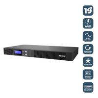 Miniatura 5 de Phasak SAI Protekt Rack Slim 1U Interactivo 1500 VA   PH 7541